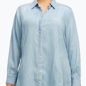 Foxcroft NYC Tencel Tunic with Pockets